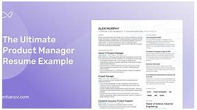 26 Product Manager Resume Examples & Guide for 2024