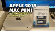 Apple Mac Mini Late 2012 Core i7 2.6GHz 16GB RAM Upgrade & Benchmark