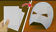 How To Make Mask From Cardboard Type 4 | Free Templates | Amin DIY & Crafts