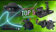 Which FLIGHT SIM peripherals should YOU BUY? Top 5 Peripherals to buy NOW!