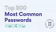 NordPass reveals the most common passwords of the year