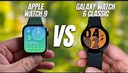 Apple Watch 9 vs Samsung Galaxy Watch 6 classic! - The Winner Of Two Giants’ Battle!