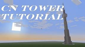 Minecraft CN Tower + Tutorial