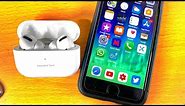 How To Connect AirPods to iPhone 8 (AirPods Pro / AirPods) (iPhone 8 / 8 Plus)