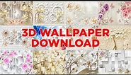 Stylish 3D wallpaper for living & Bedroom walls, 3D wall murals | Graphics Inn