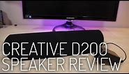 Creative D200 Bluetooth Speaker Review