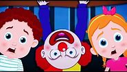 Upside Down Clown | Schoolies | Fun Cartoon Videos for kids