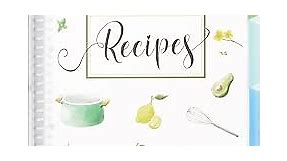 Recipe Book to Write in Your Own Recipes, 8.5" x 11" Personal Blank Recipe Notebook, Removable Hardcover Recipe Journal Book Binder with 8 Dividers and 24 Tabs, Hold up to 240 Recipes