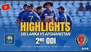 2nd ODI Highlights | Sri Lanka vs Afghanistan 2023