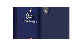 AOTESIER for iPhone XR Case,Upgraded Liquid Silicone with [Soft Anti-Scratch Microfiber Lining] Drop Protection Phone Case for iPhone 10 XR 6.1 inch - Navy Blue