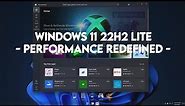 Windows 11 22H2 LiTE! ➡️ Performance Redefined! - Phoenix LiteOS 11 Pro+ (Build 22621.4)
