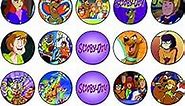 30 x Edible Cupcake Toppers – Scooby Doo Themed Collection of Edible Cake Decorations | Uncut Edible on Wafer Sheet