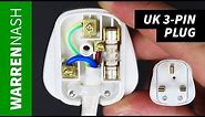 How to change a Plug UK 3-pin - Rewire & Earthing - Easy DIY by Warren Nash