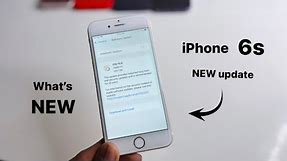iPhone 6s on iOS 15.8 - New Update- What’s NEW ?....