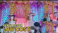 Very Easy Debut Decoration Ideas | Birthday Decoration Ideas at Home