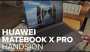 Huawei Matebook X Pro hands-on: A camera hides in the keyboard