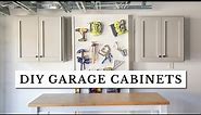Easy DIY Garage Cabinets