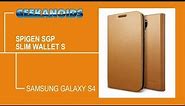 Spigen SGP Slim Wallet S Genuine Leather for Samsung Galaxy S4