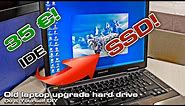 Replace IDE hard drive from old laptop to SSD Cheap! DIY