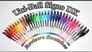 Uni-Ball Signo DX Gel Pens | Review + Swatches