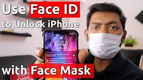 How to Setup and Unlock Face ID with Mask on iPhone?