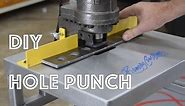 DIY Electric Hydraulic Hole Puncher Station - Punch Holes Easily in Thick Steel