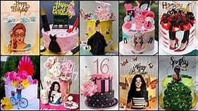 🌈Teenage Girl Birthday Cake Design/Barbie Cake/Birthday Cake Designs/Cake Design/Girls Birthday Cake