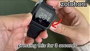 ZOLOHONI Digital Watch for men, how to set time & date?