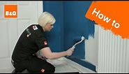 How to paint a room
