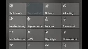 fix Rotation lock greyed out on Windows 10