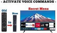 Switch Old Remote to New Smart REMOTE CONTROL for Samsung TVs. Activate voice commands - SECRET MENU
