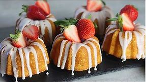 Soft Mini Vanilla Bundt Cakes | Quick & Easy Pound Cake Recipe!