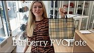 Burberry PVC Tote Bag Review