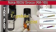 𝕃𝕊 How to disassemble 📱 Nokia 8800d Sirocco RM 165 Take apart, Tutorial