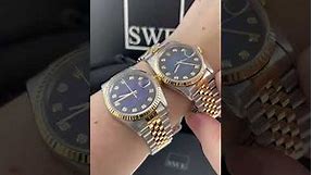 Rolex Datejust Steel Yellow Gold Vignette Diamond Dial 16233 Watches Review | SwissWatchExpo