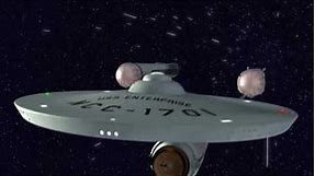 Star Trek TOS Enterprise FlyBy