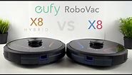 Eufy RoboVac X8 vs X8 Hybrid | Robotic Vacuum Cleaner In-Depth Review