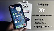 iPhone XR Battery Replacement - Cost - Backup - Review 🔥