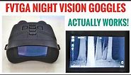 Unboxing and Review Fvtga Night Vision Goggles