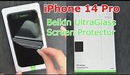 iPHONE 14 PRO Belkin Screen Protector //Installation TUTORIAL Easy & Quick
