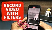 How to Record Video with Filters on iPhone | How to Enable Filter for Video in iPhone