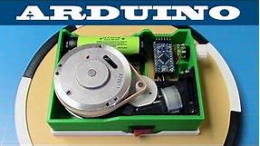 DIY $8 Battery Powered Turntable | Arduino | 3D Print Project
