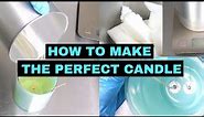 STEP BY STEP CANDLE MAKING USING COCONUT APRICOT CREME' WAX | HOW TO MAKE A CANDLE