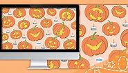 Pumpkin Pattern Desktop Screensaver