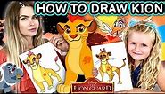 HOW TO DRAW KION! Lion Guard cartoon drawing lesson