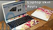 How to apply Laptop Sticker at home without bubble like a Pro. Laptop lamination