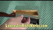 SARGE Fillet knife with nylon sheath