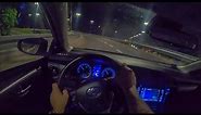 Toyota Corolla XI Night | 4K POV Test Drive #255 Joe Black