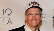 Tim Cook, Apple's $1.9 billion CEO, passionately embraced Auburn through football