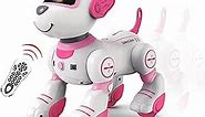 Robot Dog Toys for Girls Toys Interactive Robot Toy FollowMe Robot for Kids 5-7 Intelligent Remote Control Dog with Sing Dance AI Robotics for Kids Age 3 4 5 6 7 Chrismas Birthday Gifts Girls